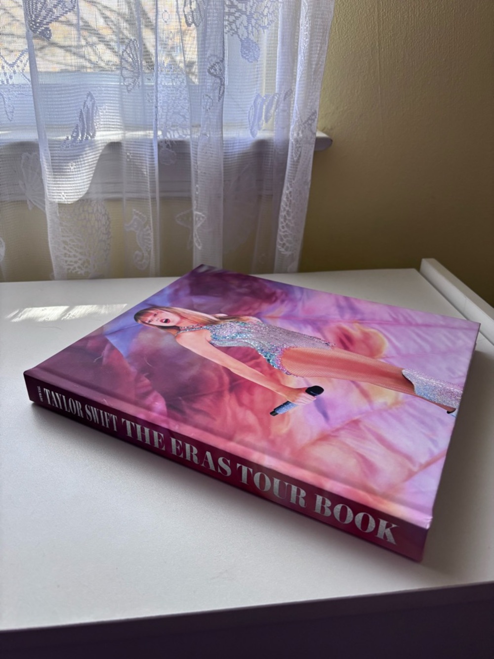 Authentic Taylor Swift Pink and Purple Eras Tour Hardcover Book